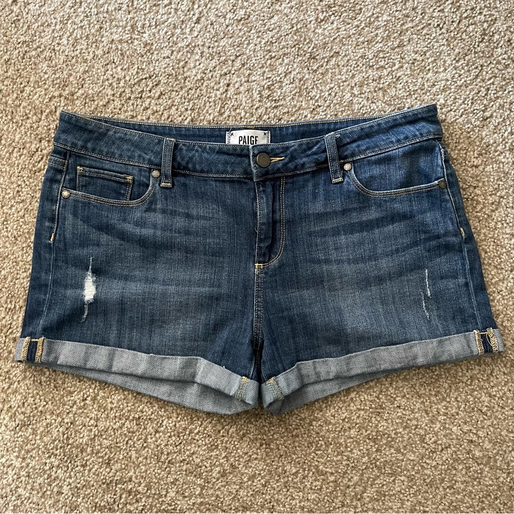 PAIGE jean shorts